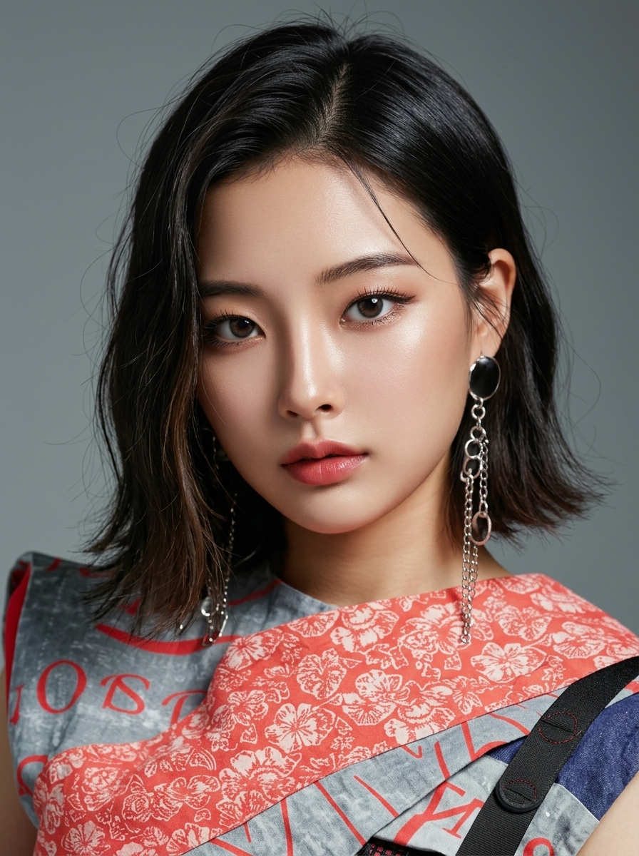 가상모델 #1488 얼굴 원본 24