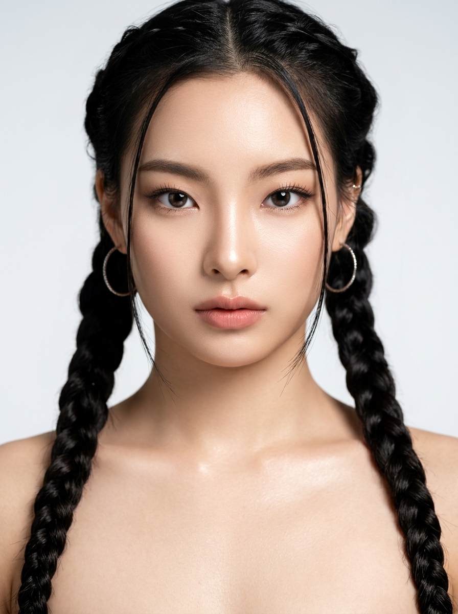가상모델 #1489 얼굴 원본 2