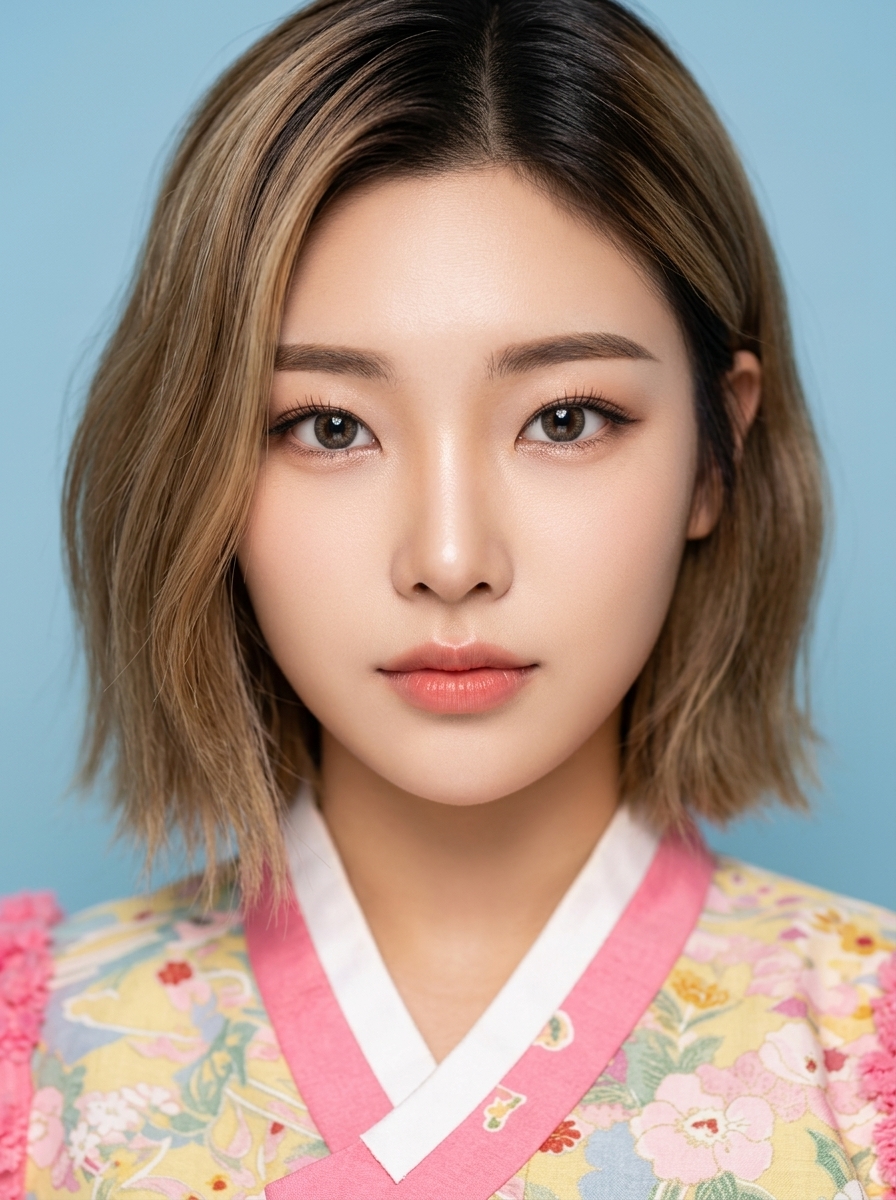 가상모델 #1489 얼굴 원본 14