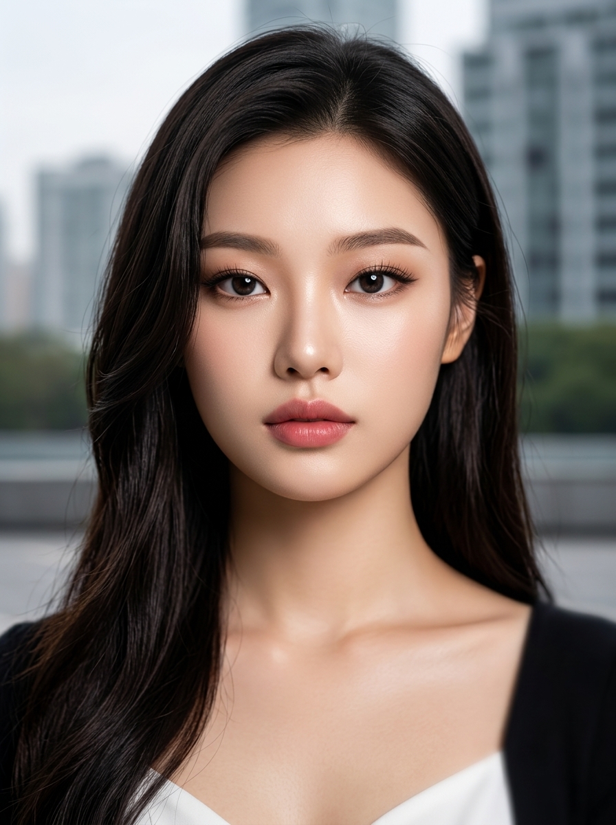 가상모델 #1491 얼굴 원본 3