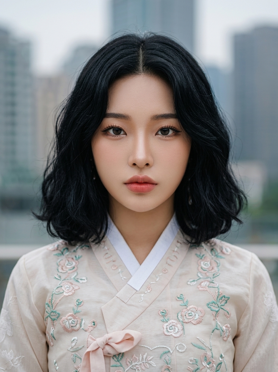 가상모델 #1491 얼굴 원본 5