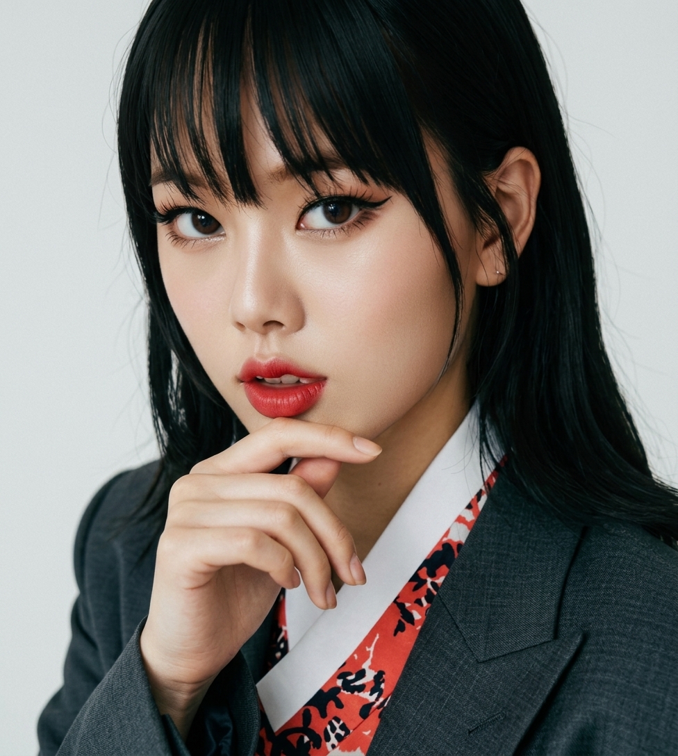 가상모델 #1491 얼굴 원본 6