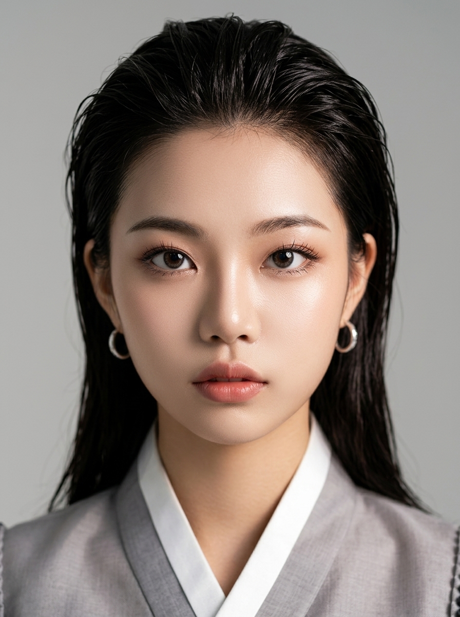 가상모델 #1492 얼굴 원본 9