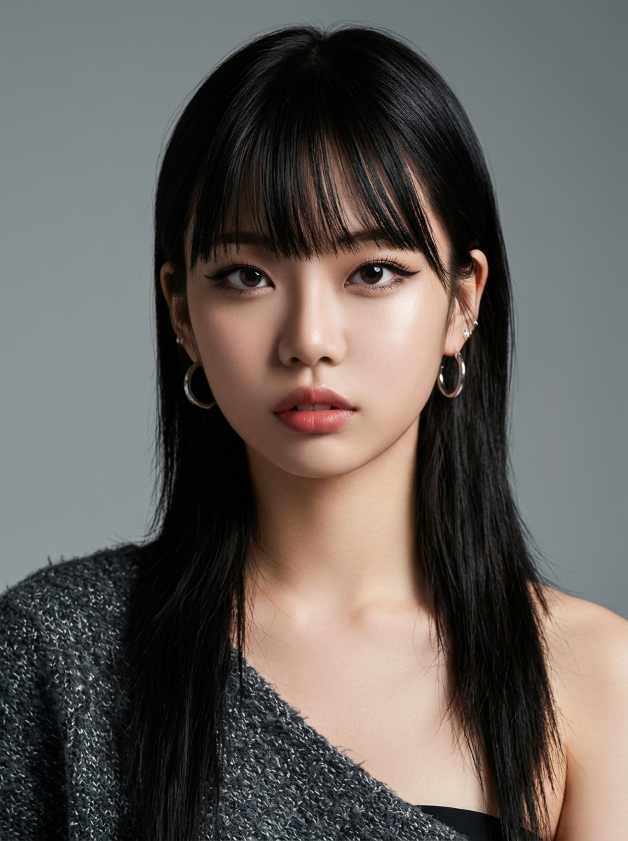 가상모델 #1492 얼굴 원본 17