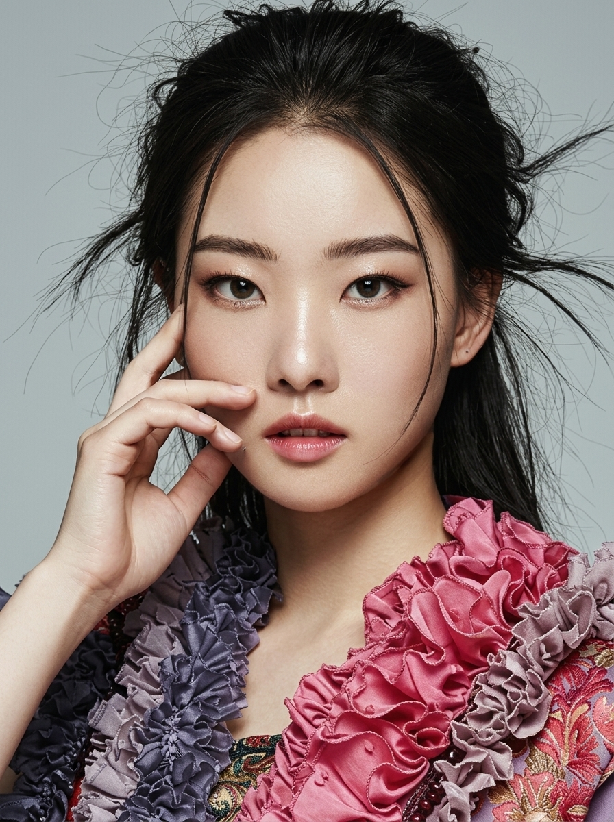 가상모델 #1492 얼굴 원본 18
