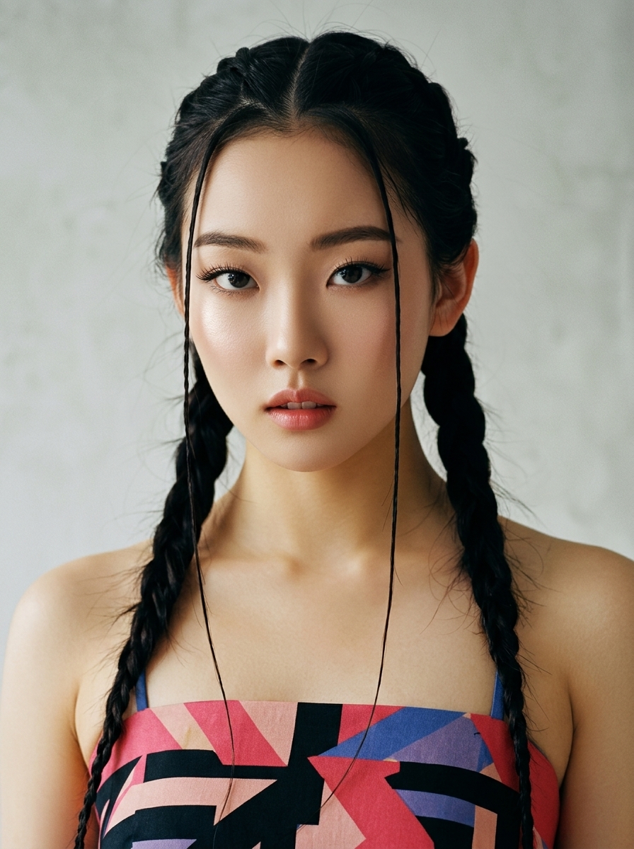 가상모델 #1492 얼굴 원본 19