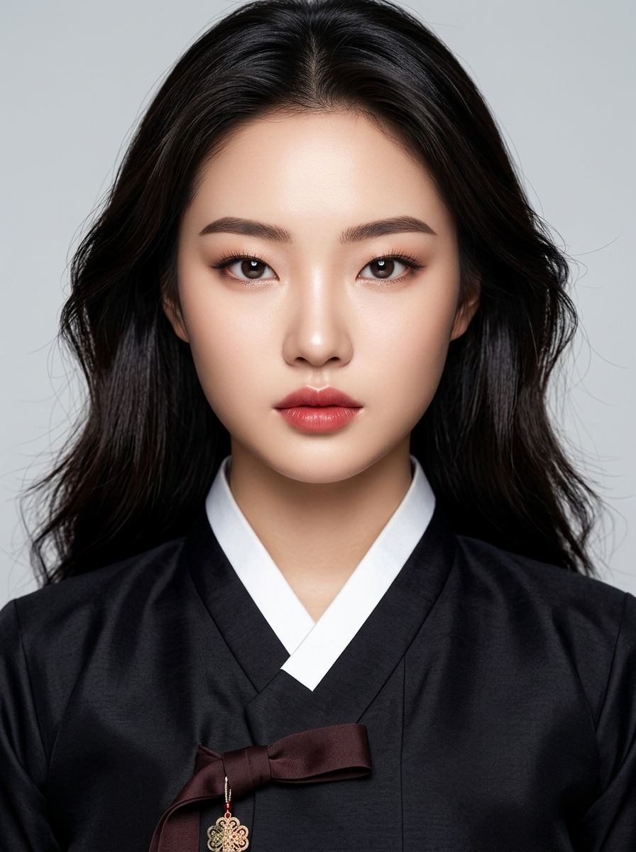 가상모델 #1493 얼굴 원본 3