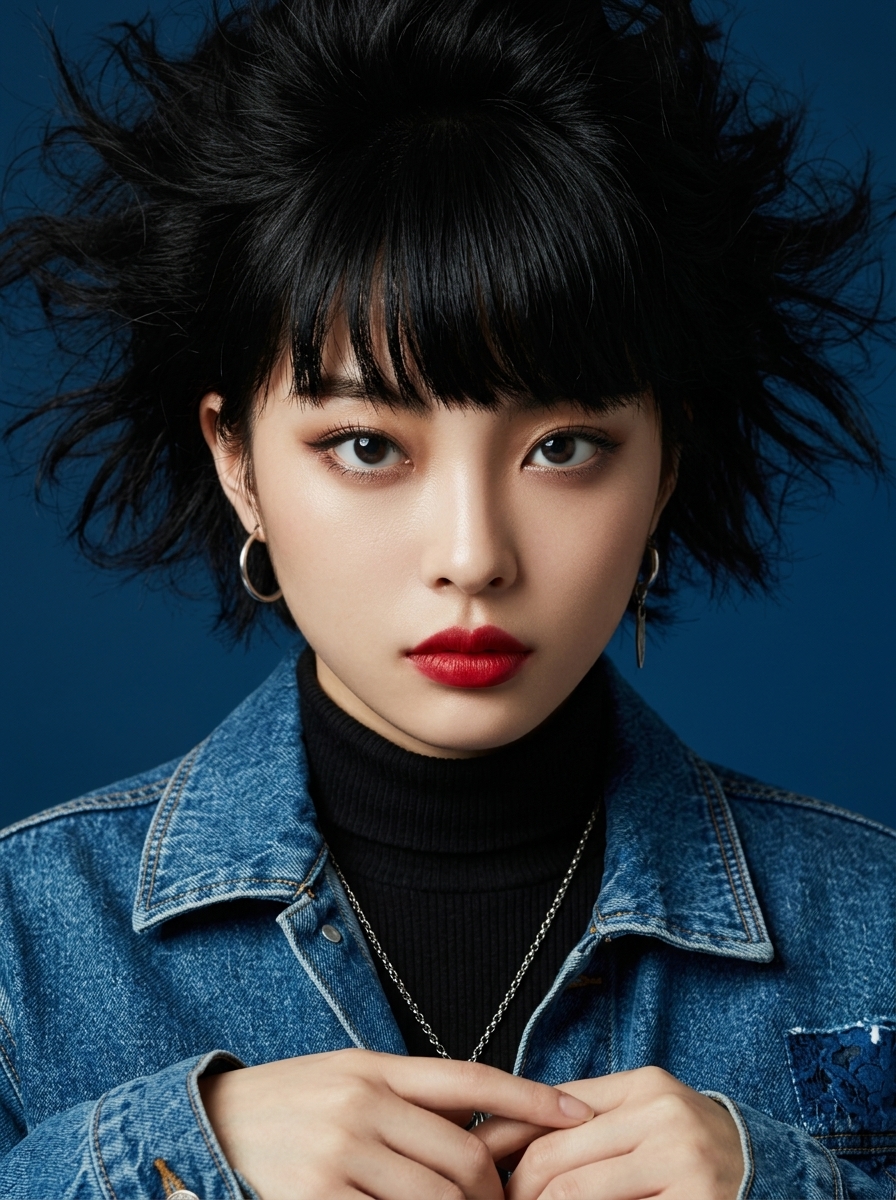가상모델 #1493 얼굴 원본 7