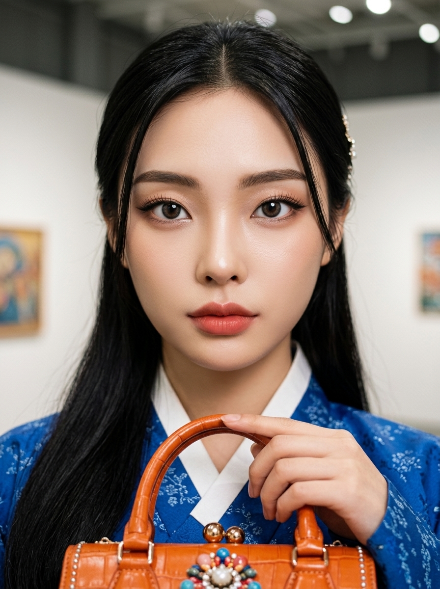 가상모델 #1493 얼굴 원본 9