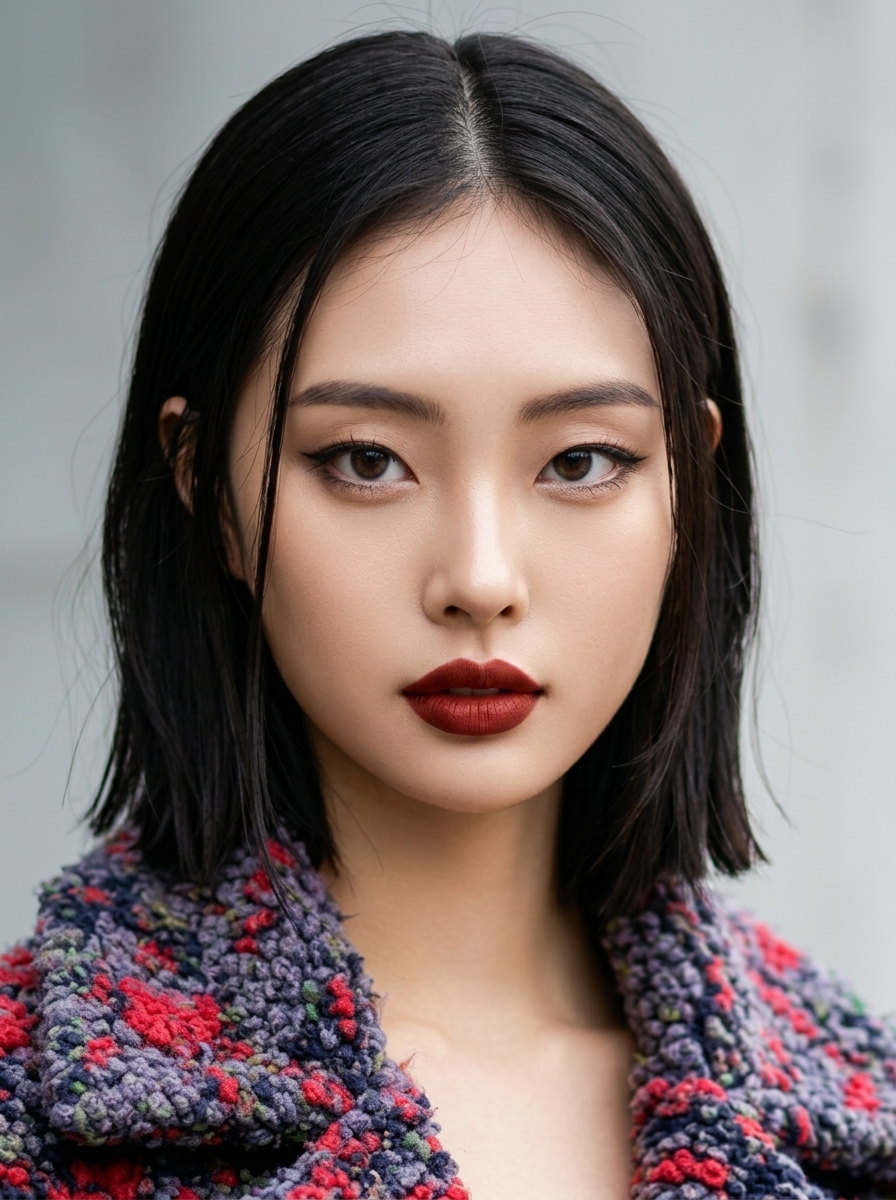 가상모델 #1493 얼굴 원본 12