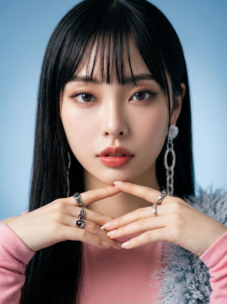 가상모델 #1493 얼굴 원본 14