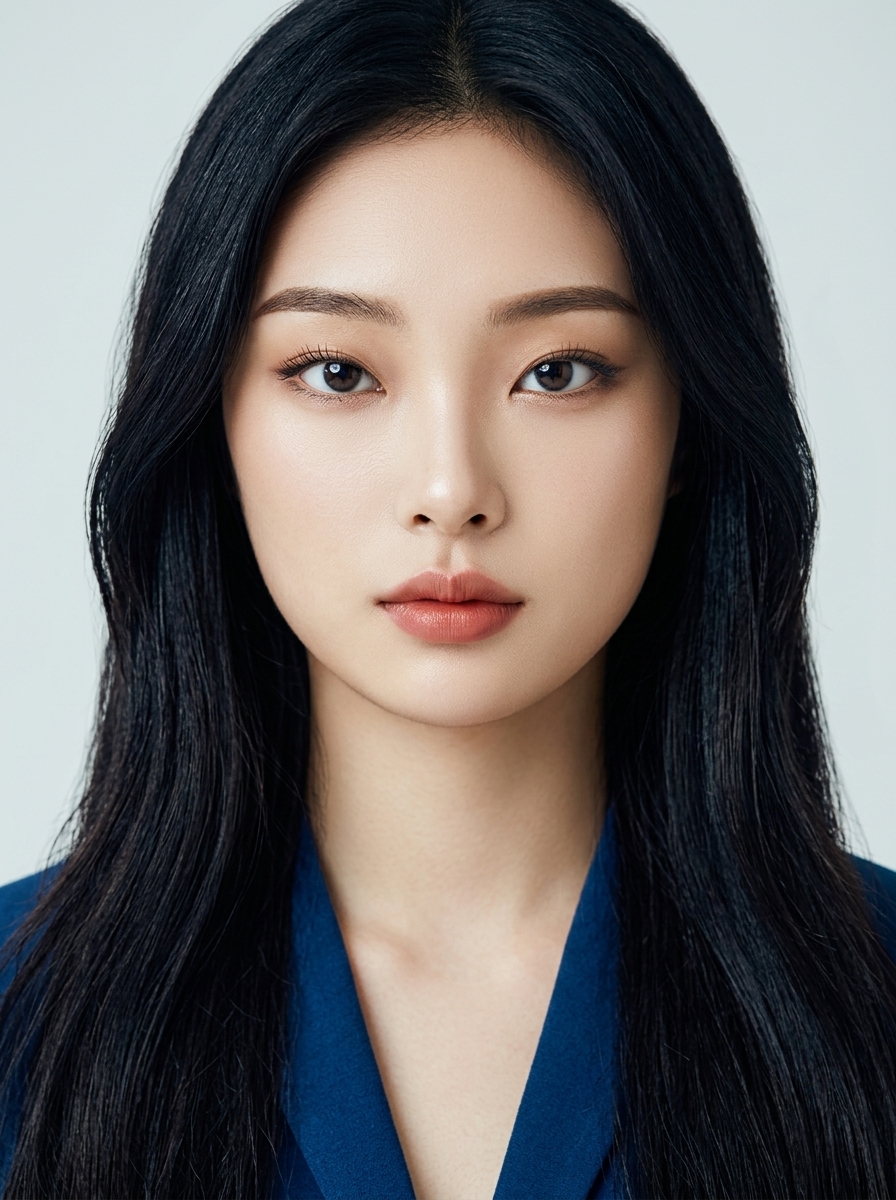 가상모델 #1493 얼굴 원본 17