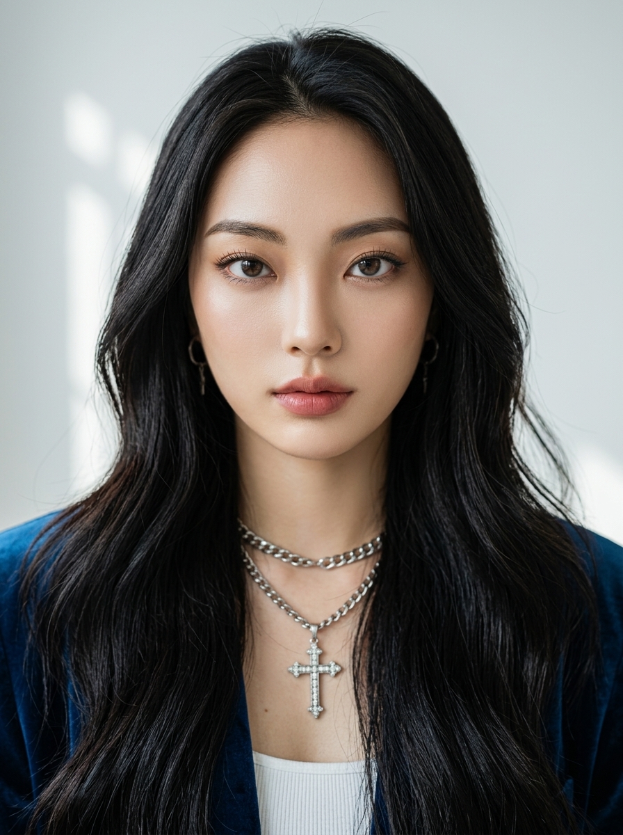 가상모델 #1493 얼굴 원본 19