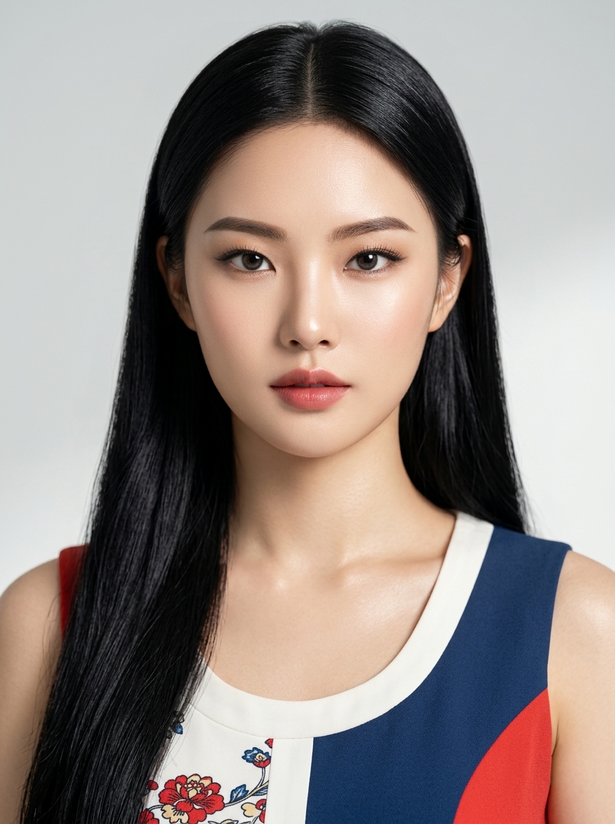 가상모델 #1493 얼굴 원본 20