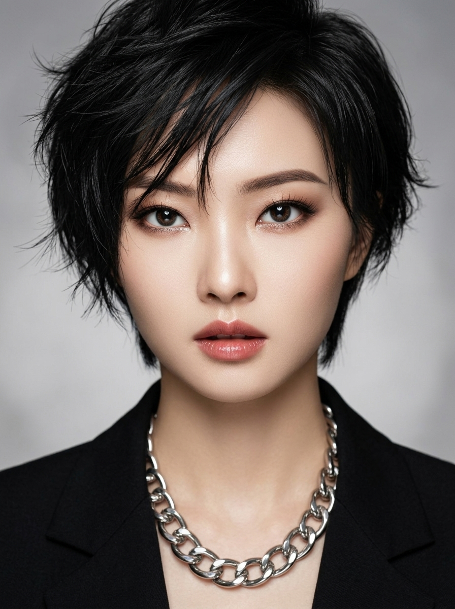가상모델 #1493 얼굴 원본 22