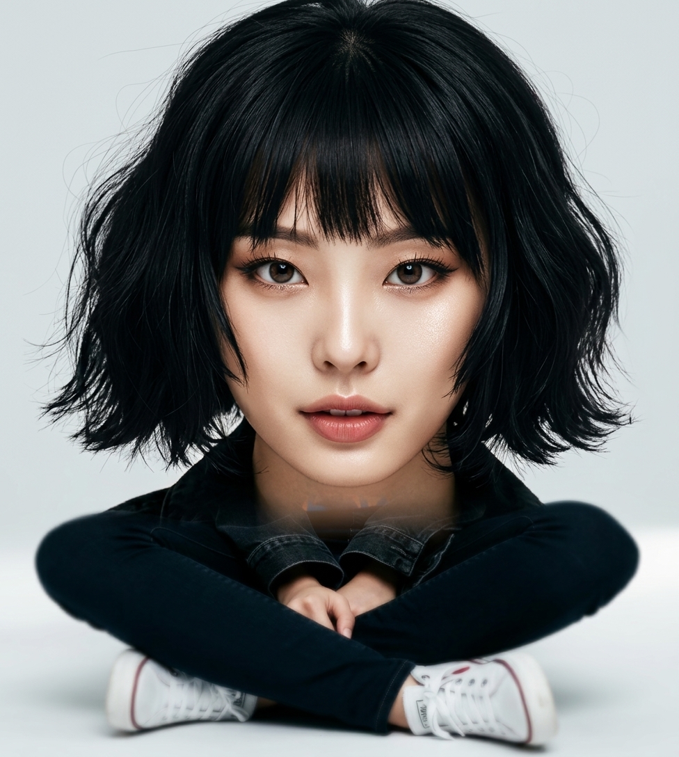 가상모델 #1494 얼굴 원본 12