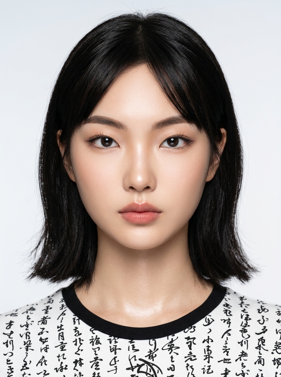 가상모델 #1494 얼굴 원본 24