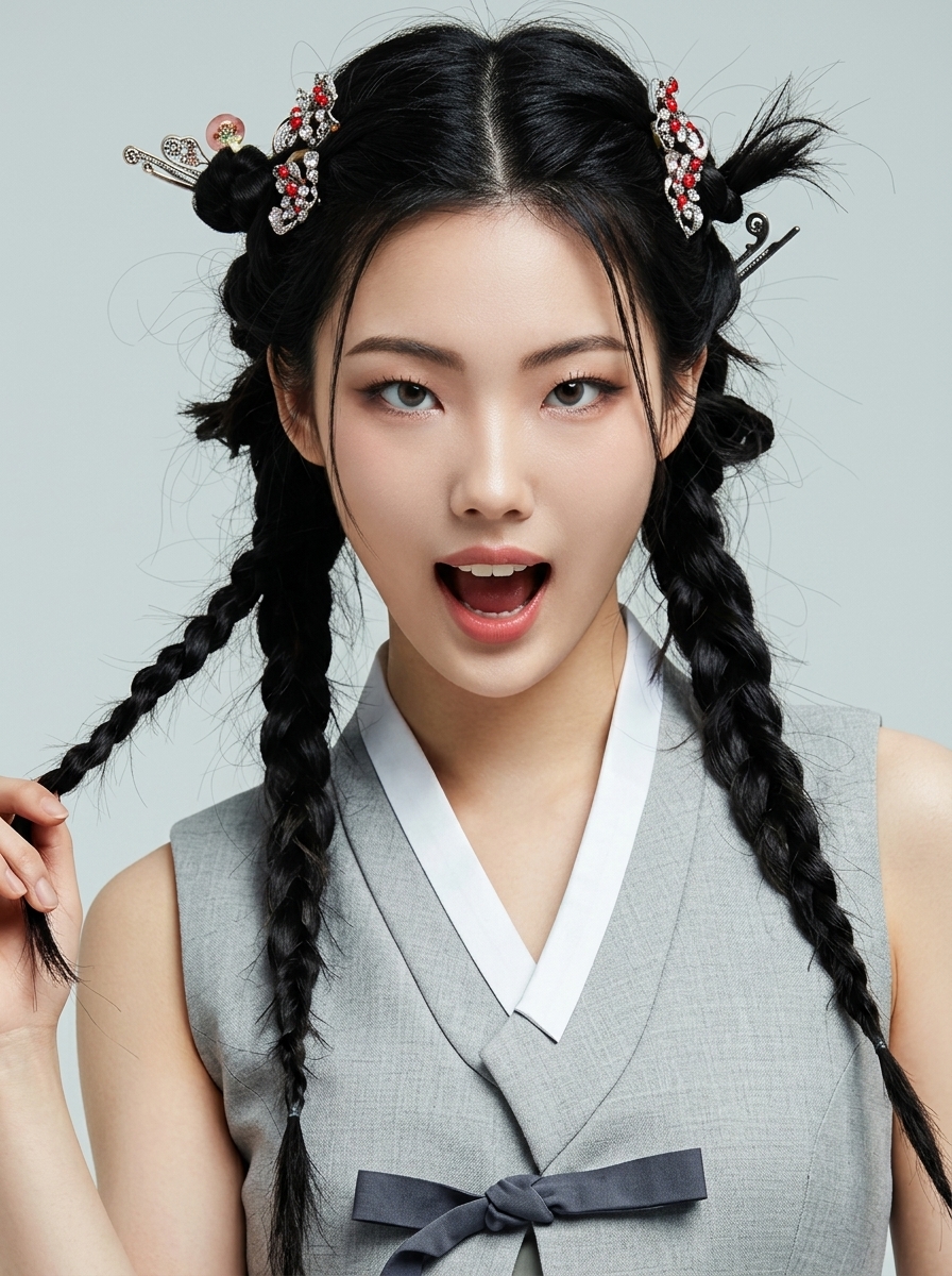 가상모델 #1495 얼굴 원본 7