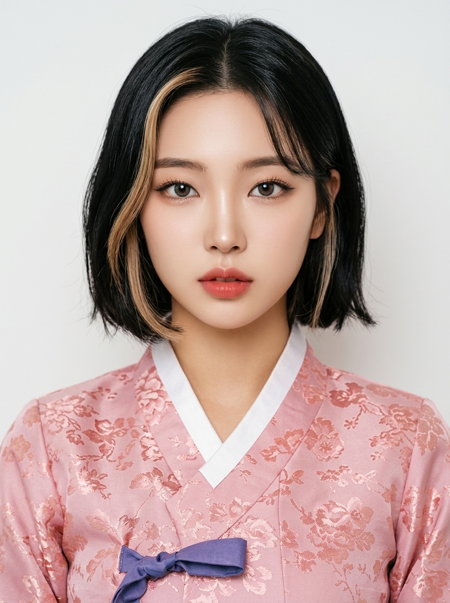 가상모델 #1496 얼굴 원본 1