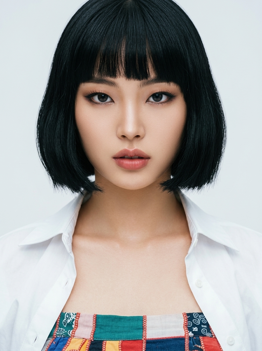 가상모델 #1496 얼굴 원본 6