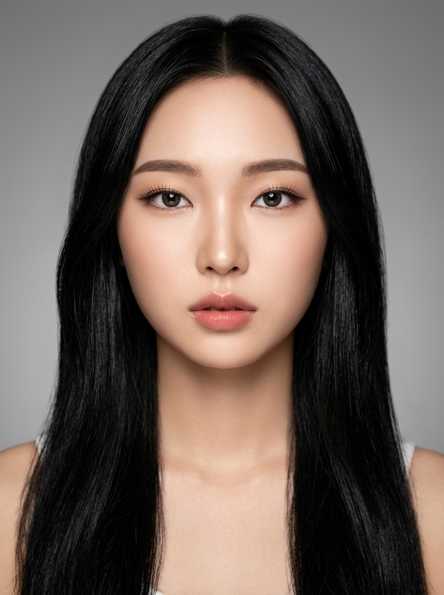 가상모델 #1496 얼굴 원본 10