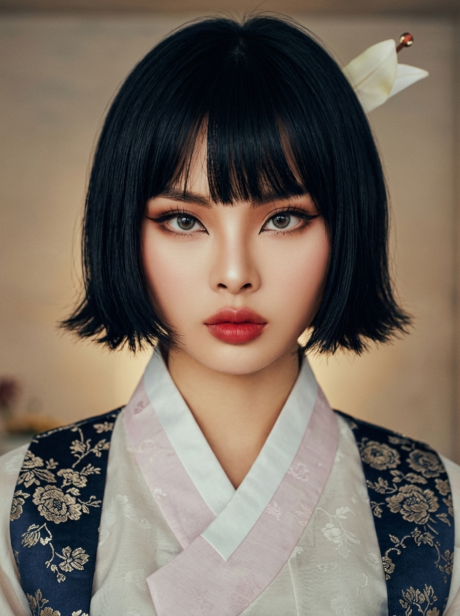 가상모델 #1496 얼굴 원본 13
