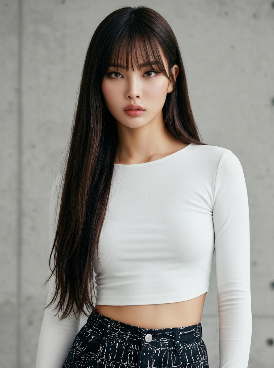 가상모델 #1496 얼굴 원본 20