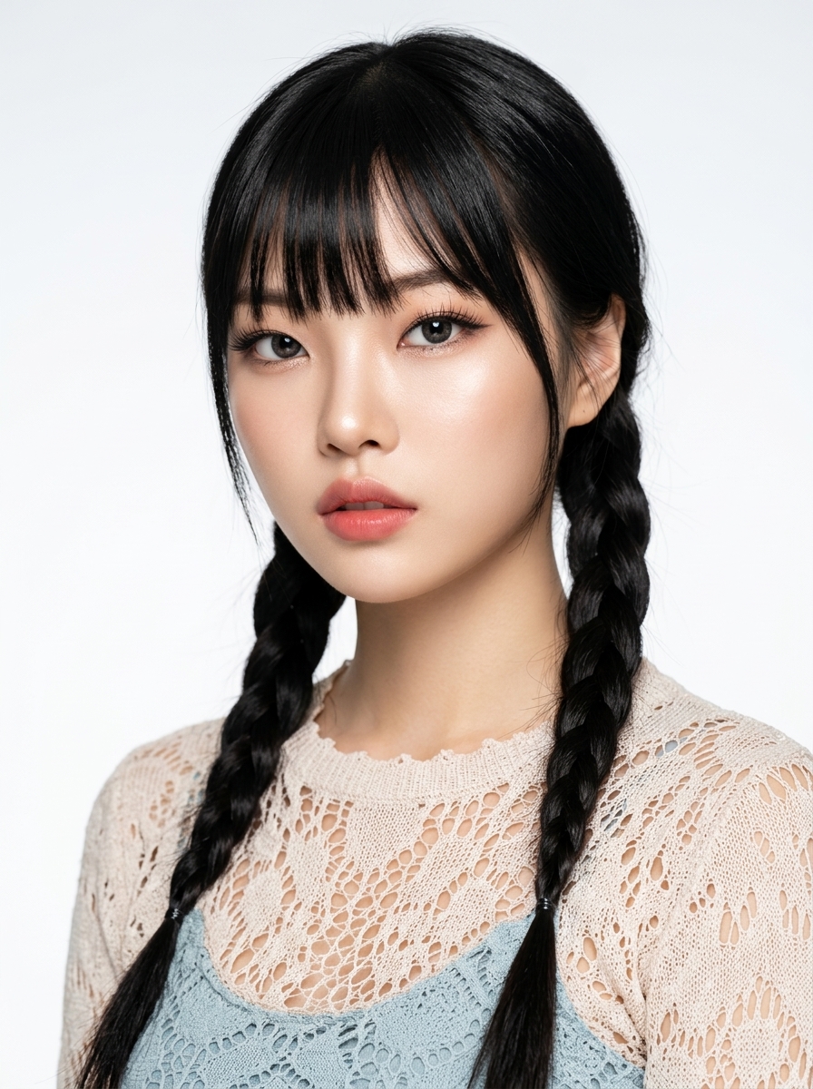 가상모델 #1497 얼굴 원본 12