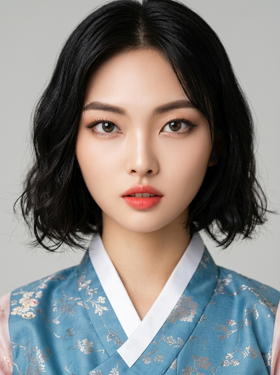 가상모델 #1497 얼굴 원본 13