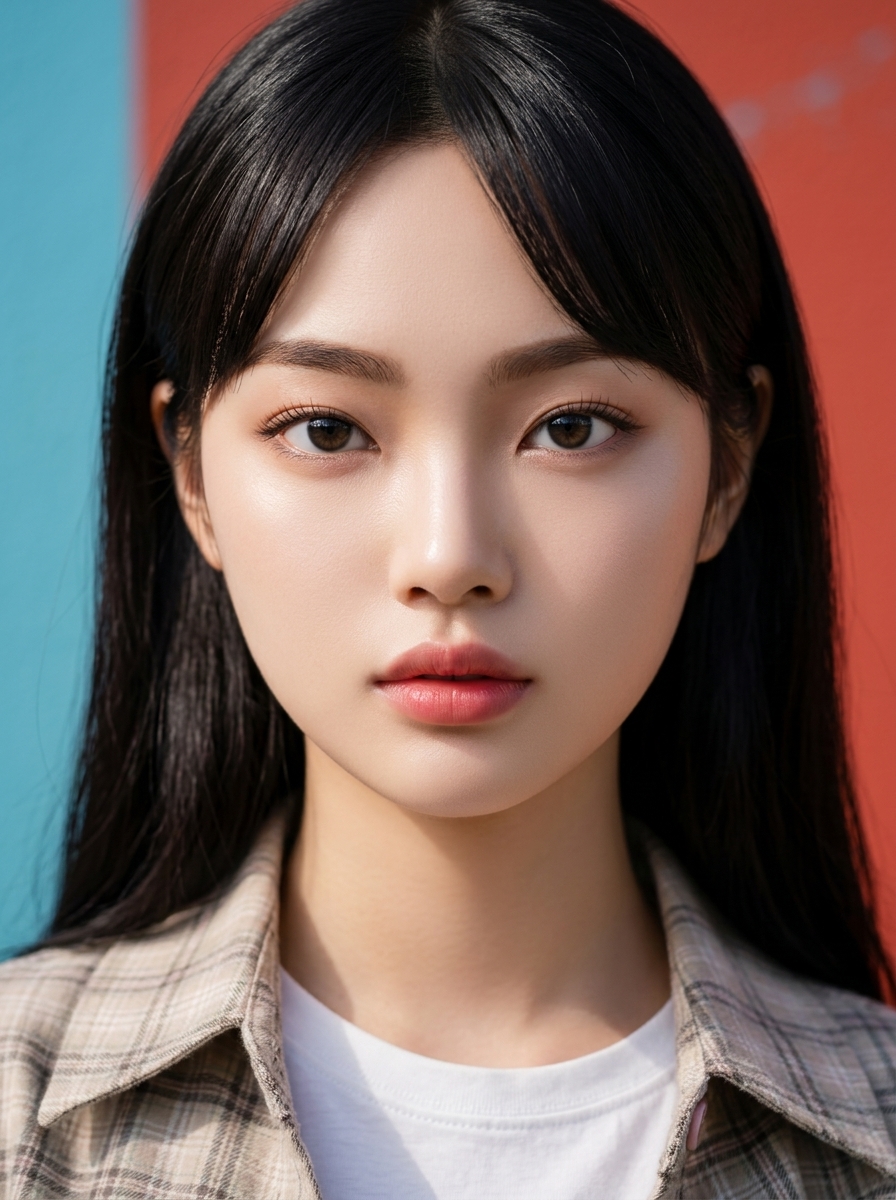 가상모델 #1498 얼굴 원본 6