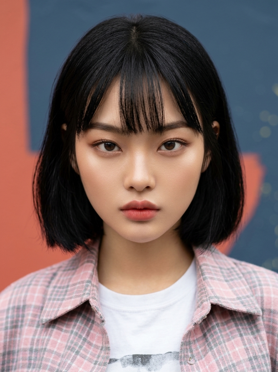 가상모델 #1498 얼굴 원본 8