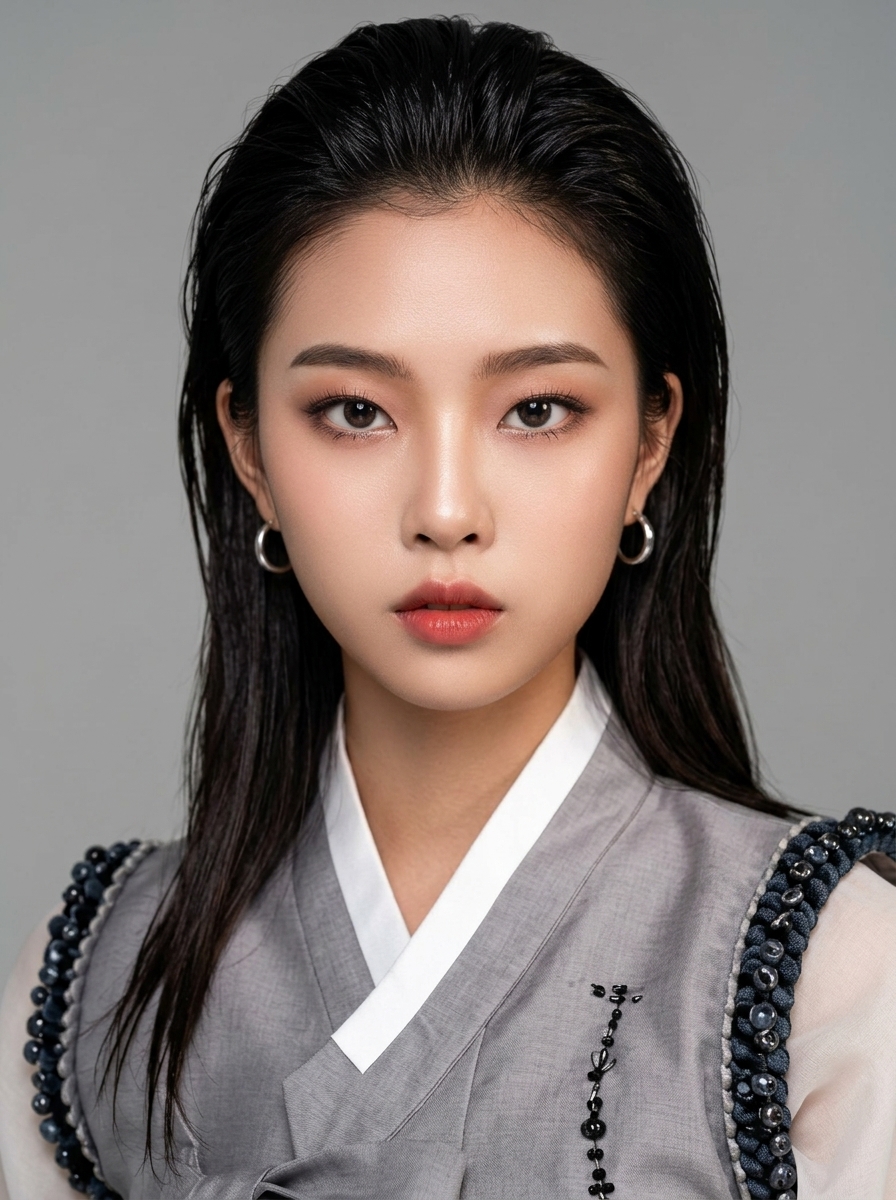 가상모델 #1498 얼굴 원본 12