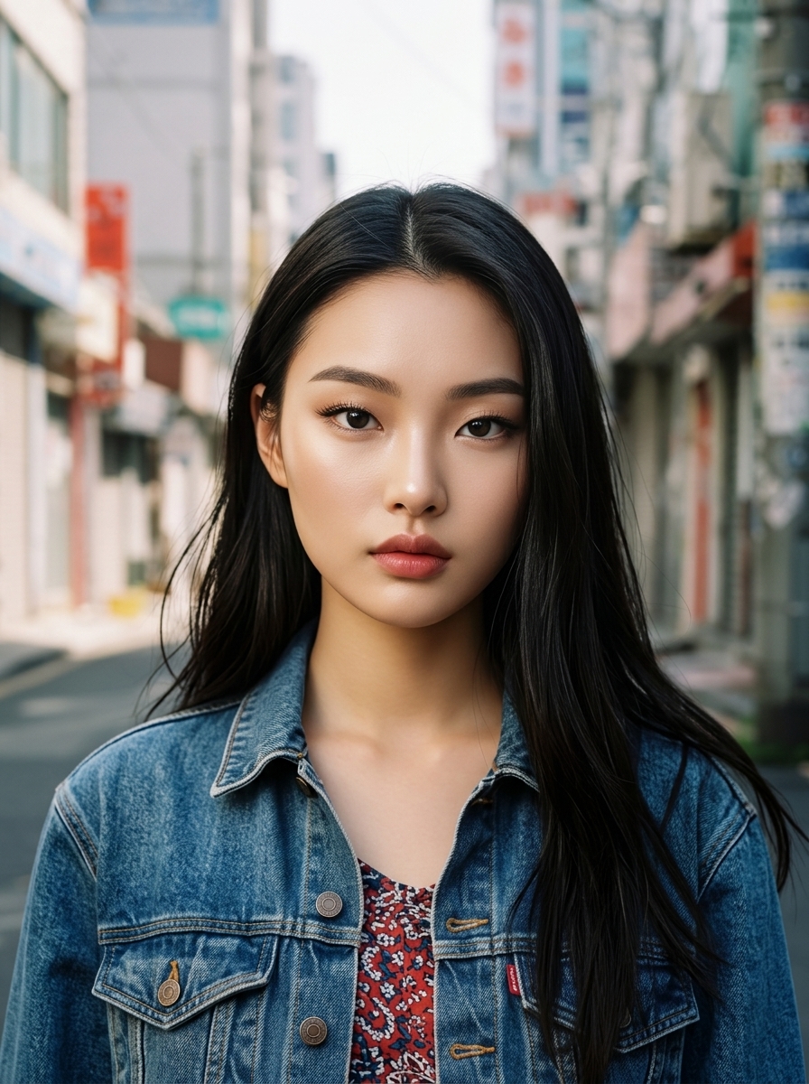 가상모델 #1498 얼굴 원본 19