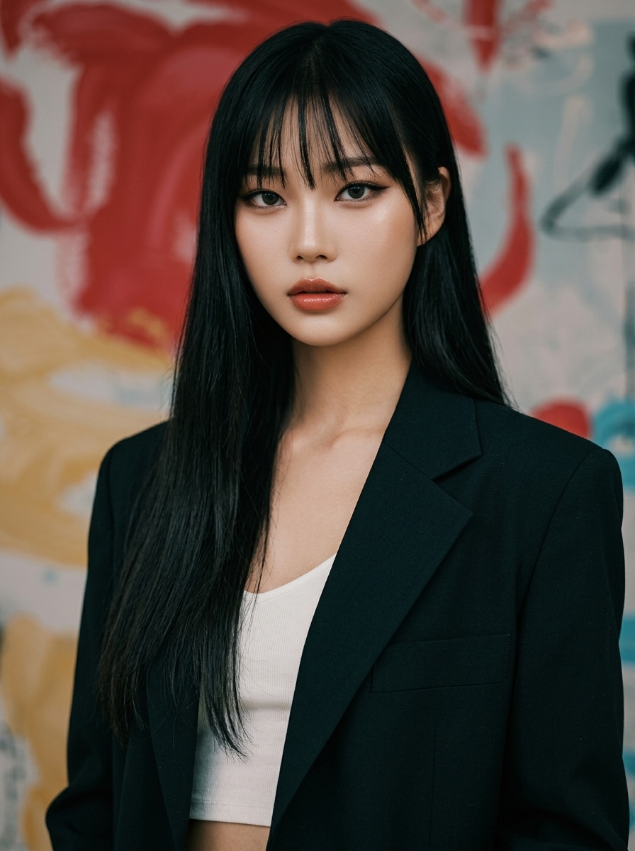 가상모델 #1499 얼굴 원본 6