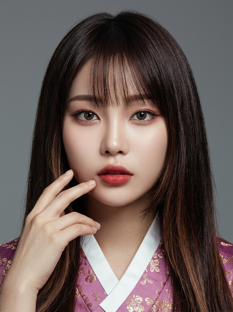 가상모델 #1499 얼굴 원본 14