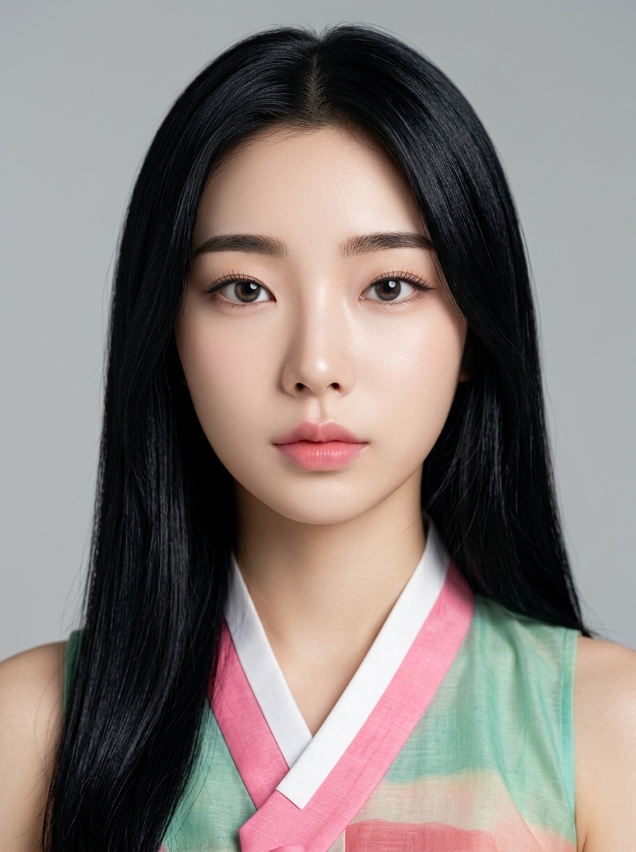 가상모델 #1500 얼굴 원본 2