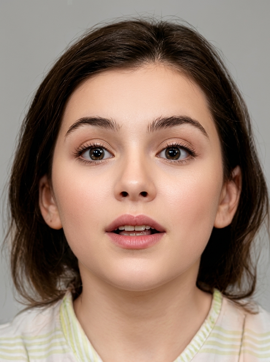 가상모델 #1544 얼굴 원본 19