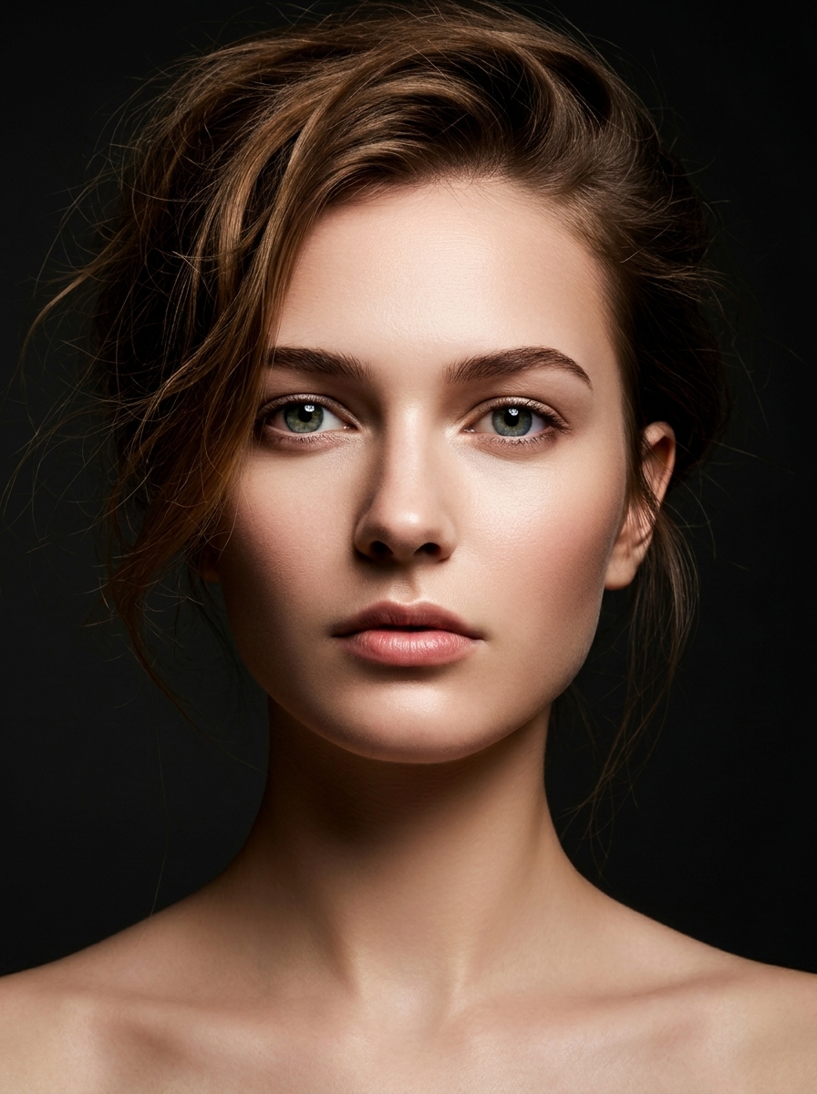 가상모델 #1750 얼굴 원본 1