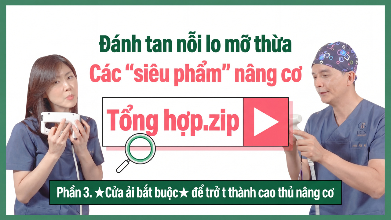 JRYN đã chuẩn bị bộ sưu tập các siêu phẩm nâng cơ giúp đánh tan nỗi lo mỡ thừa một cách nhẹ nhàng đây🙊 - Dr. JRYN TV